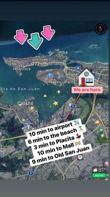 3 Bd By Airport El Yunque Walk To The Beach San Juan Buitenkant foto